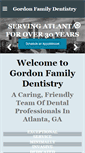 Mobile Screenshot of gordonfamilydentistry.com